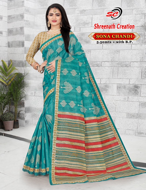 Sc Sona Chandi – Cotton Saree